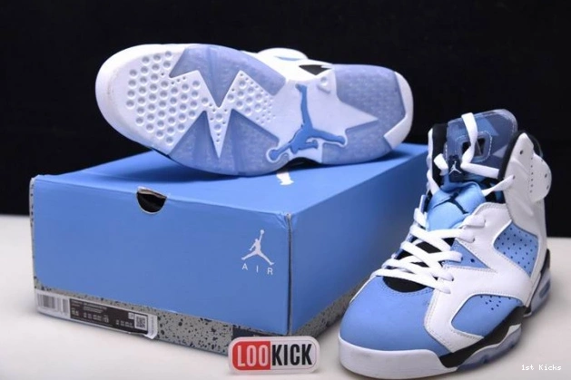 1st Kicks Shoes Jordan 6 CT8529-410 Air UNC 0709